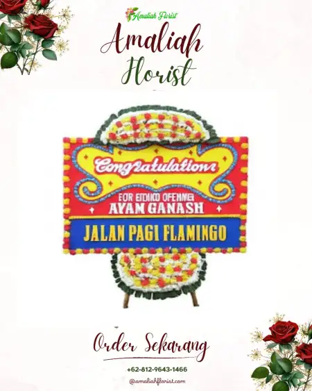 Sewa Papan Bunga Balbar