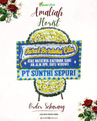Papan Bunga Duka di Balbar