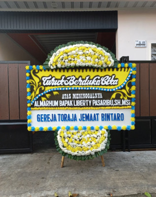 Papan Bunga Duka di Balbar